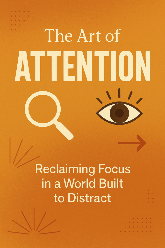 The Art of Attention: Reclaiming Focus in a World Built to Distract