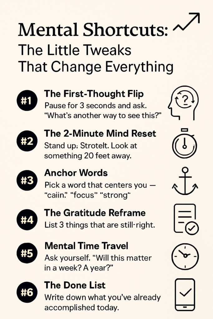 Mental Shortcuts: The Little Tweaks That Change Everything